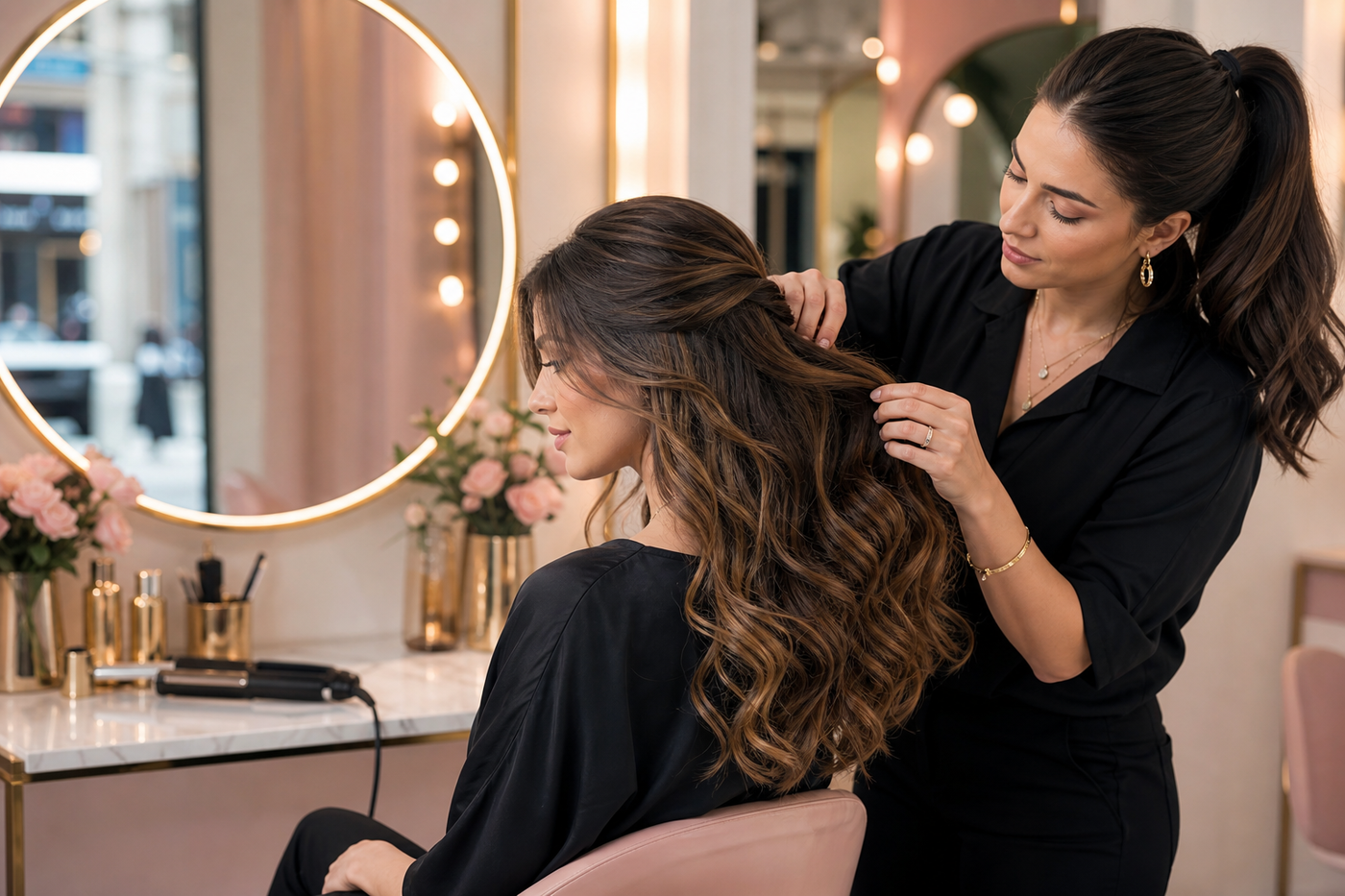 Hair styling appointment