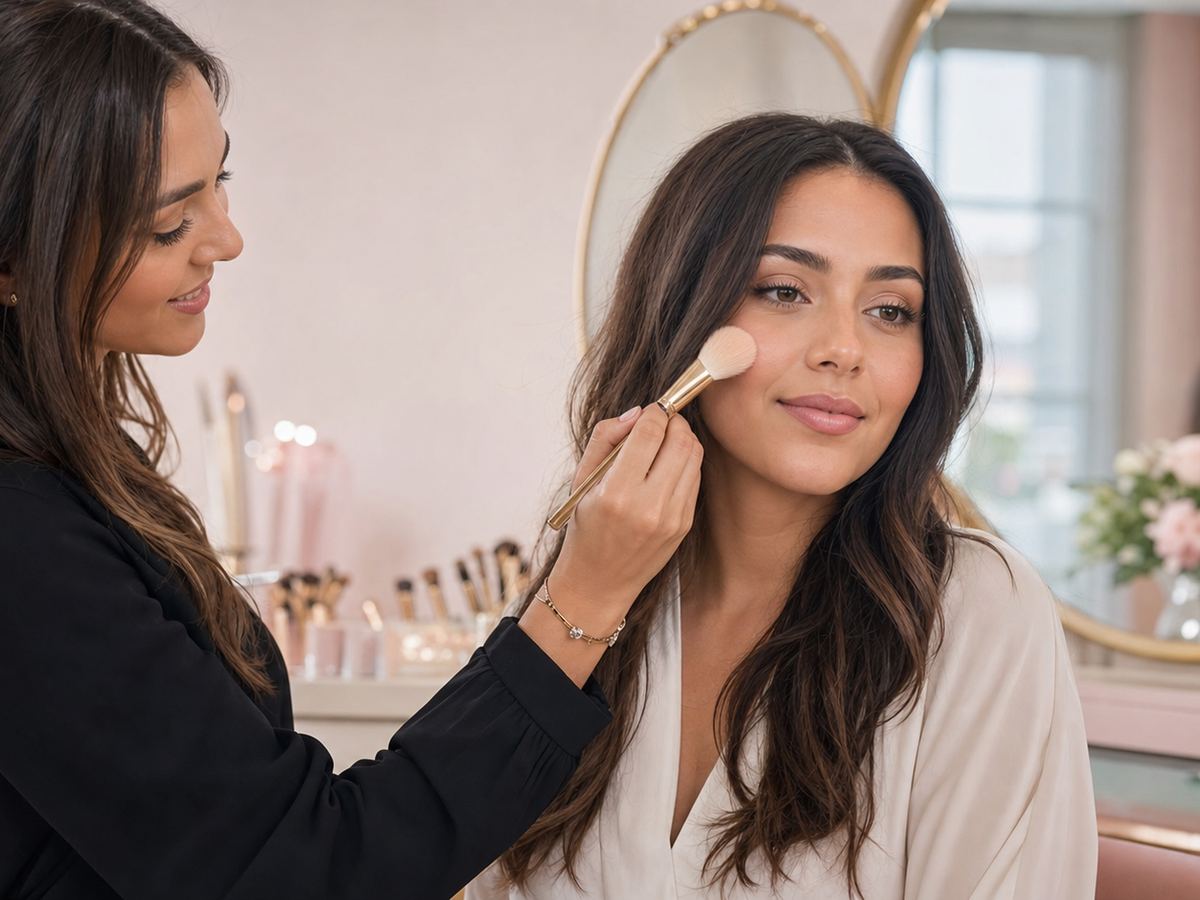 Soft glam makeup appointment